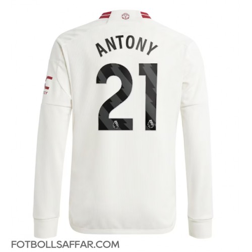 Manchester United Antony #21 Tredjeställ 2023-24 Långärmad